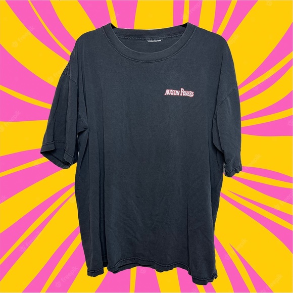 Gildan Tops - Austin Powers Y2K Authentic Vintage 2002 Movie Promo Graphic T-Shirt Unisex